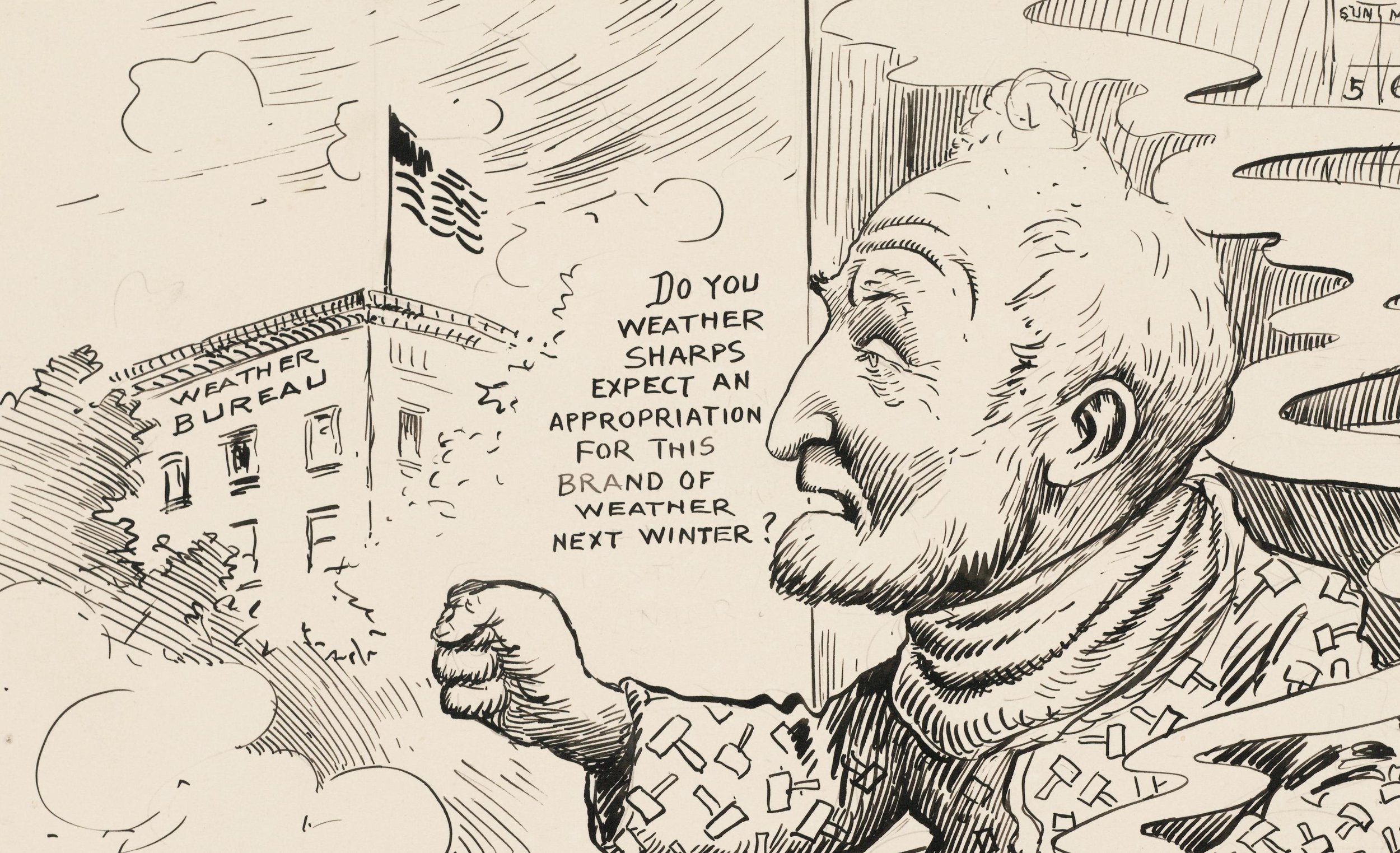 Cannon Attacks the Weather Bureau, 1907