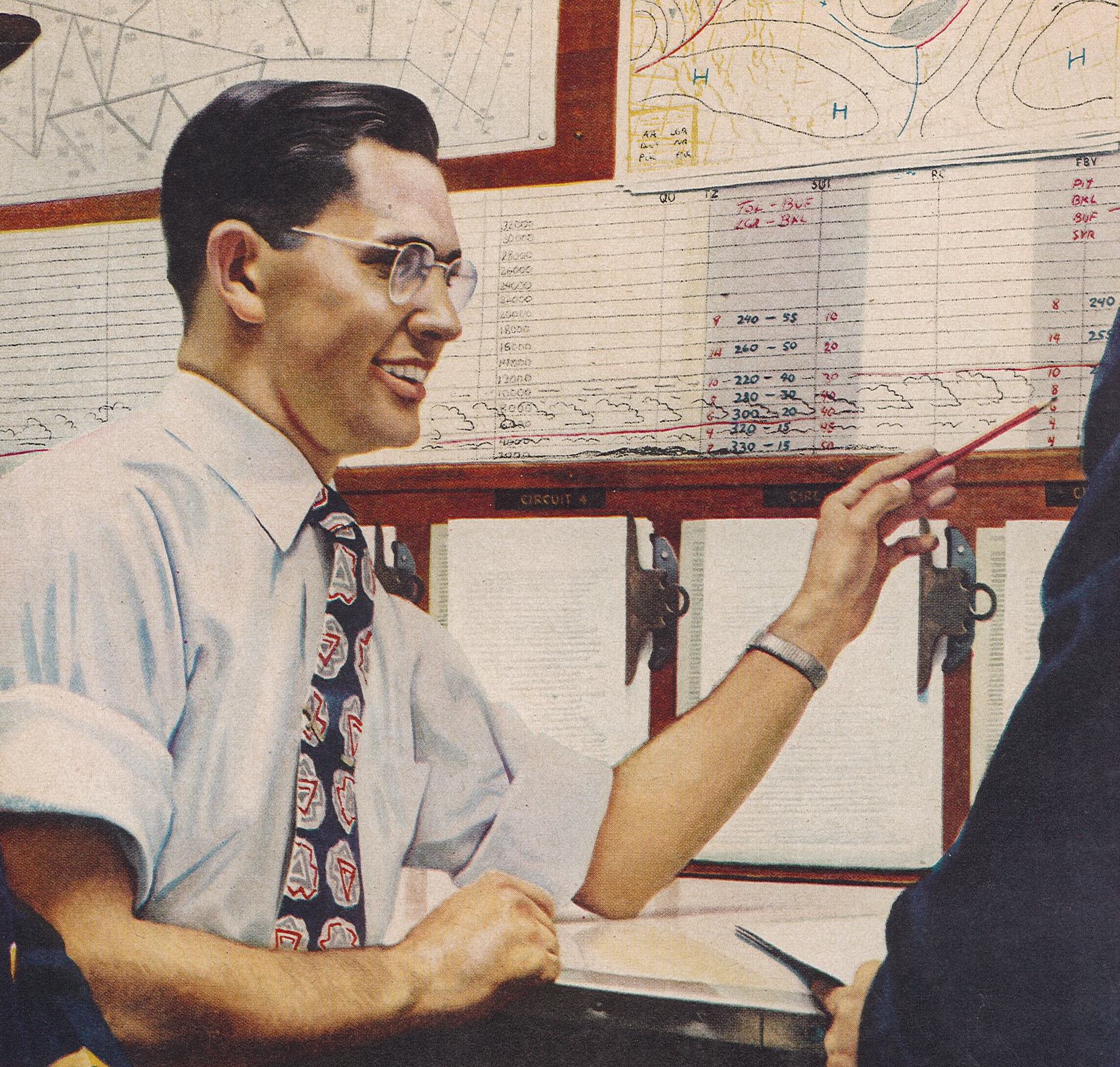 Picturing Meteorologists at Work