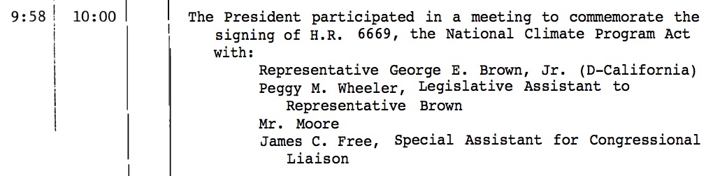 The National Climate Program Act, 1978